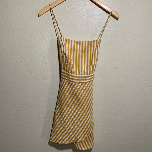 Yellow Stripped Dress - Picture 3 of 4